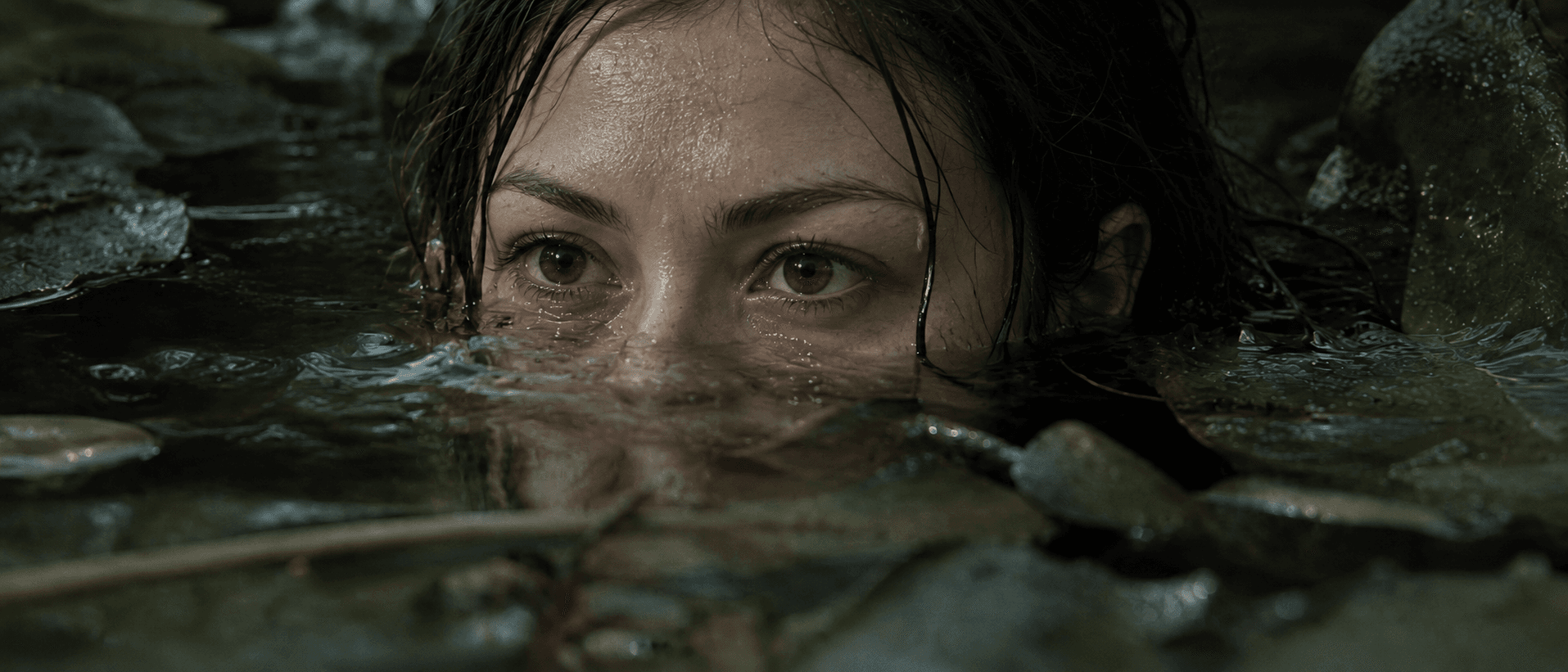 Generated example: Close-up at the waterline