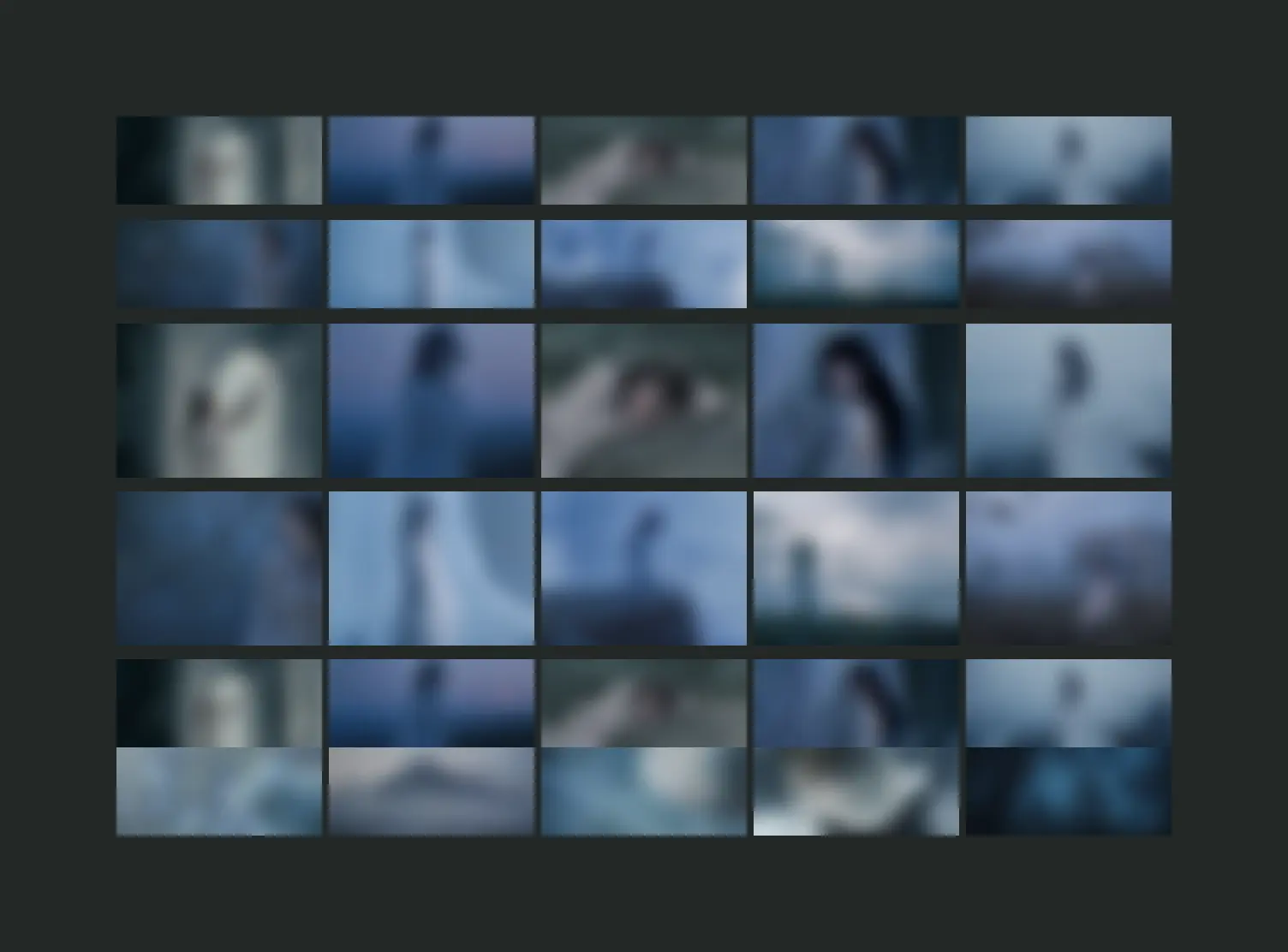 The Blue Hour — 25-image overview